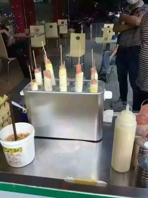 合肥蛋腸機阜陽蚌埠淮南六安淮北十管燃氣雞蛋卷香腸機